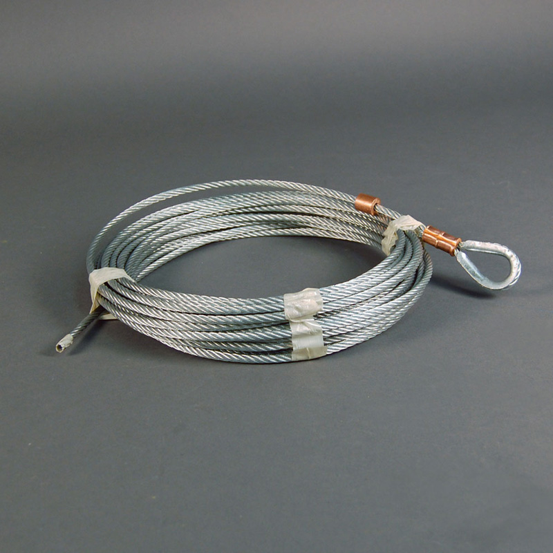 1/4" x 50' Cable Assembly Stainless for Davit Master Mack2550s Boat