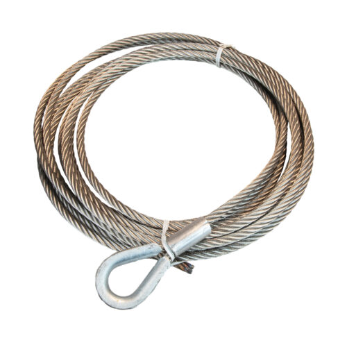 Winch Cable for 5000 Stainless Steel 3/8 x 27′ for Metal Craft boat lifts (Part number 3004-005 and OEM reference number 1710-04).