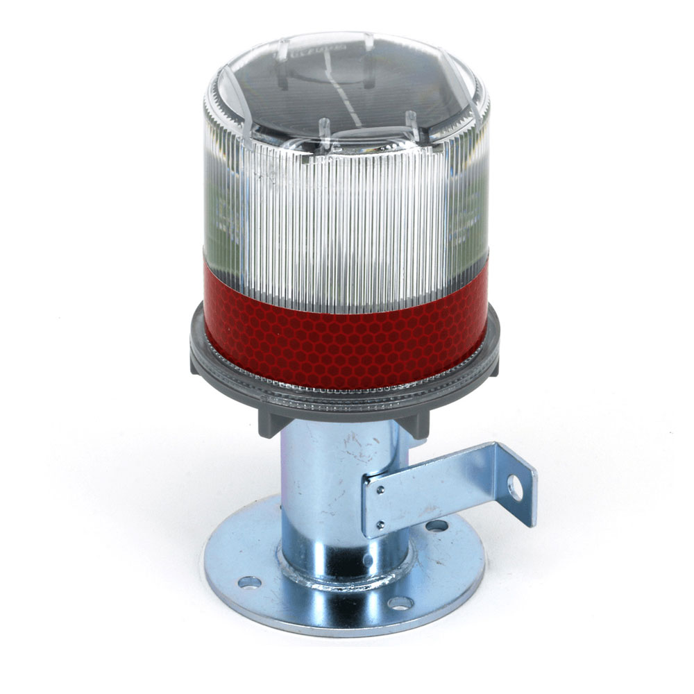 4050-012 Safety Solar Beacon Light - Red LED Lake Lite LL-SBL-RED