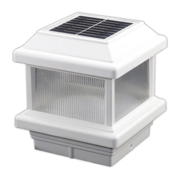 Solar Post Cap Light with Lens 4x4 Lake Lite UBT-AL-400-3