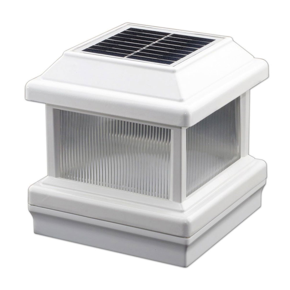 Solar Post Cap Light with Lens 5x5 Lake Lite UBT-AL-500-3