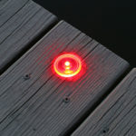 Solar Dock Dots Lights - RED Lake Lite LL-SDD-DOT-R