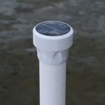 Solar Underglow Dock Light for Brock Docks Lake Lite LL-SDL-UG-WH-W