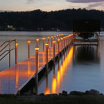 Solar Underglow Dock Light for Brock Docks Lake Lite LL-SDL-UG-WH-A