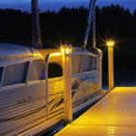 Solar Underglow Dock Light for Brock Docks Lake Lite LL-SDL-UG-WH-A