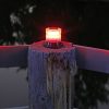 Steady or Flashing Solar Marine Light Lake Lite LL-SML-RED